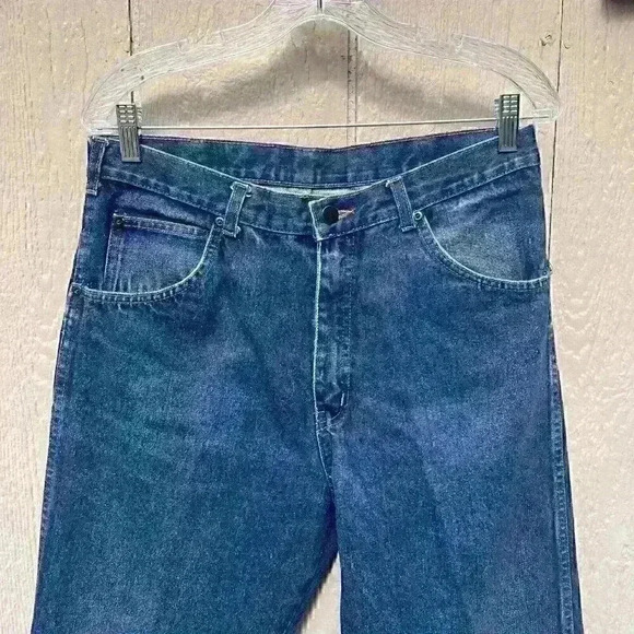 Vintage Unique 1970 Diamond Double U Women’s Jeans 34x30 - Picture 2 of 7